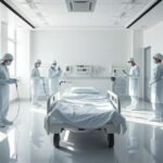 تنظيف وتعقيم المستشفيات والعيادات